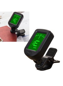 Thoraya Guitar Tuner Digital Backlight Display Multi Angle Rotatable Universal Clip On Tuner for Ukulele  - Image 4
