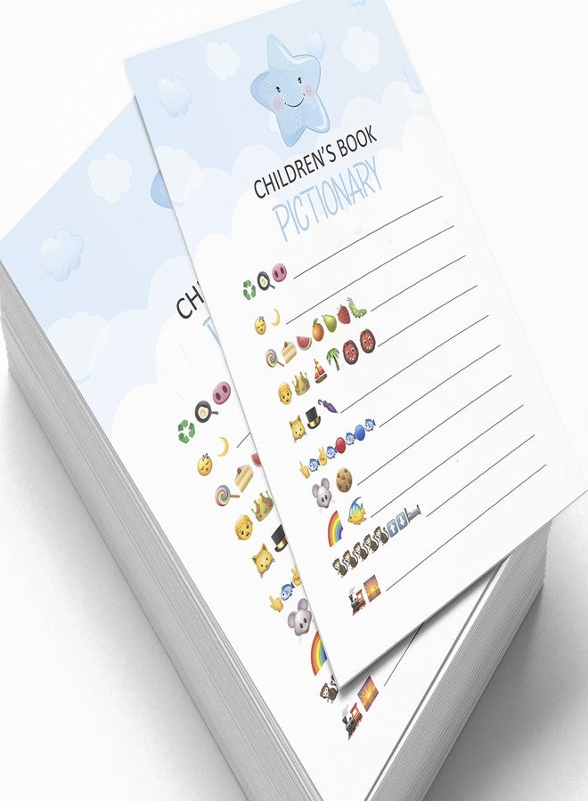 Inkdotpot Pack of 50, Baby Shower Party Collection, Children Books Pictionary Baby Shower Party Games, Activities, Decorations, Baby Elephant Party Supplies - Image 3