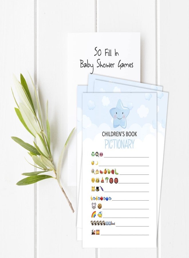 Inkdotpot Pack of 50, Baby Shower Party Collection, Children Books Pictionary Baby Shower Party Games, Activities, Decorations, Baby Elephant Party Supplies - Image 2