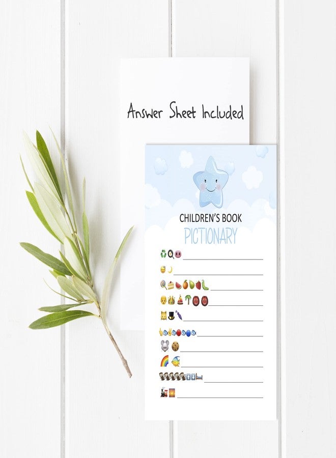 Inkdotpot Pack of 50, Baby Shower Party Collection, Children Books Pictionary Baby Shower Party Games, Activities, Decorations, Baby Elephant Party Supplies - Image 5