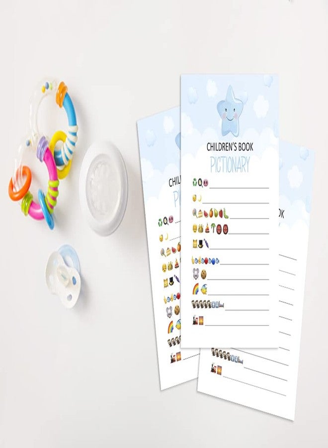 Inkdotpot Pack of 50, Baby Shower Party Collection, Children Books Pictionary Baby Shower Party Games, Activities, Decorations, Baby Elephant Party Supplies - Image 4