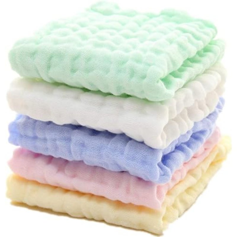 Sky-Touch Organic Cotton Multicolour Towel 54x30cm Ultra Absorbent Hypoallergenic Lint Free - Image 1