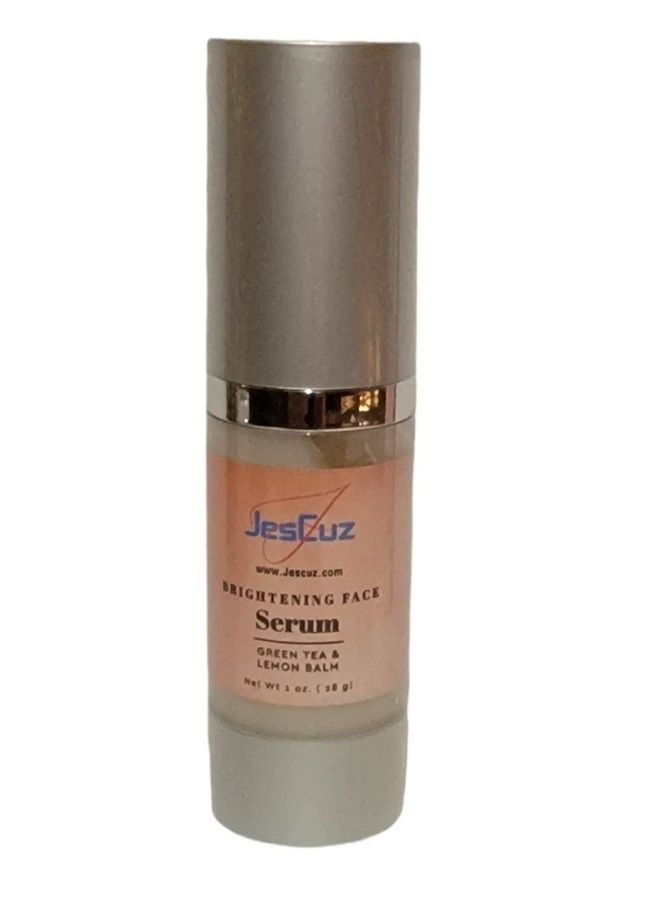 JesCuz Brightening Face Serum- Gentle Exfoliation through selective Botanicals- Ageless Design Beauty System by JesCuz™, 1.0 fluid_ounces - Image 1