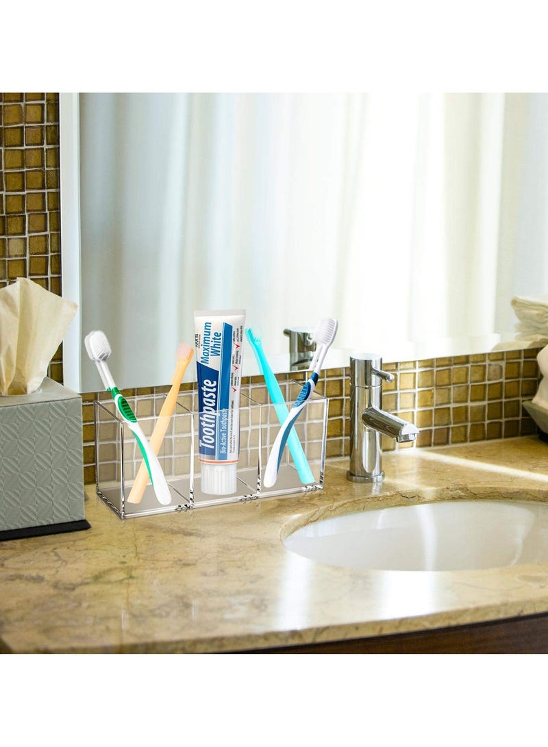 KHAJUL Acrylic Makeup Brush Holder  - Clear Cosmetic Makeup Brush Organizer and Storage Box 18*9*6.5CM - Image 5