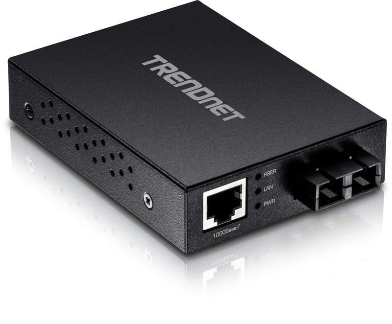 TRENDnet 1000BaseT to 1000BaseSX MultiMode SC Fiber Converter up to 550M 1800 ft 2 Gbps Switching Capacity TFCGMSC - Image 2