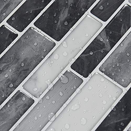 Art3d 10-Sheet Self-Adhesive Tile Backsplash for Kitchen, Vinyl Decorative Marble Tiles, 30 * 30cm - Image 5