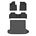 HAFIDI All Weather Car Floor Mats Cargo Liner for 20222025 2026 Hyundai Tucson No Hybrid Models Custom Fit Full Set Accessories Black - Image 2