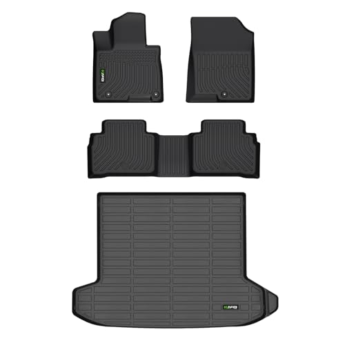 HAFIDI All Weather Car Floor Mats Cargo Liner for 20222025 2026 Hyundai Tucson No Hybrid Models Custom Fit Full Set Accessories Black - Image 1