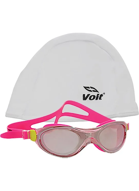 Voit Misile Swimming Goggles Pink + Bone White