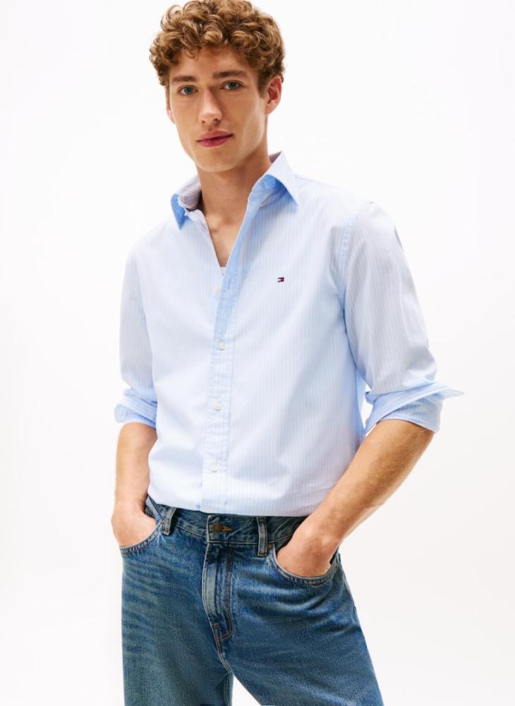 TOMMY HILFIGER TH Flex Regular Fit Poplin Shirt - Image 3