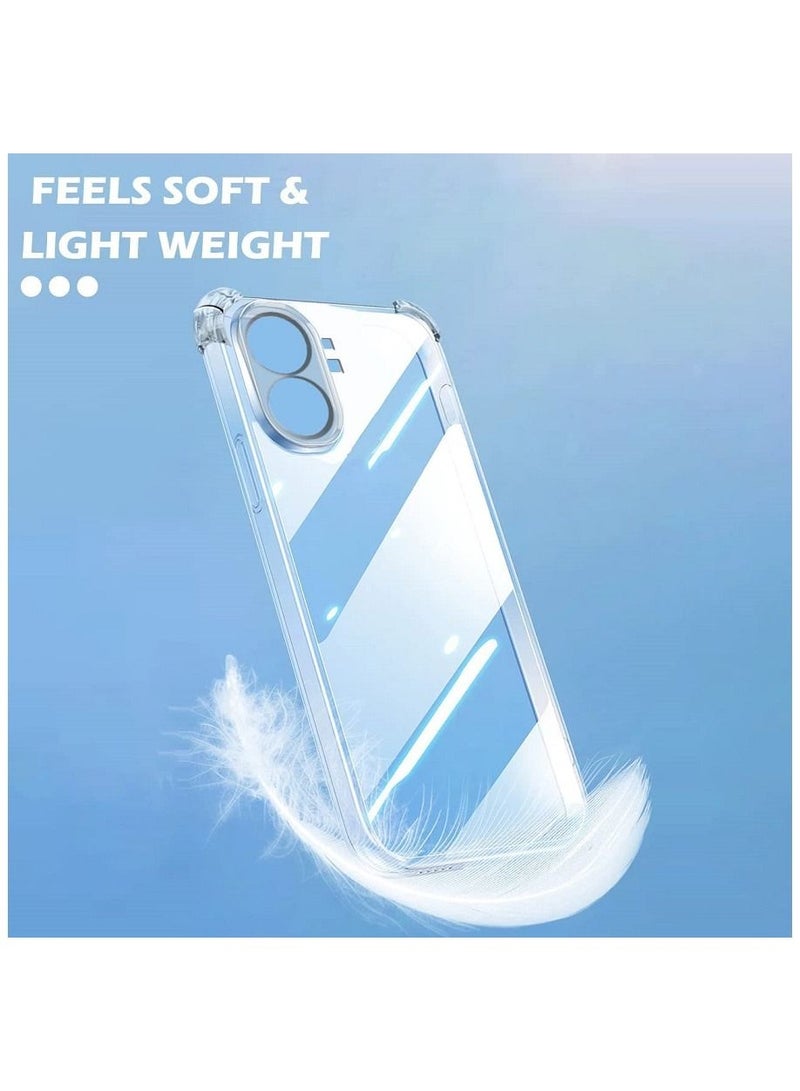 إيف واضحة المصد الكامل الجسم المضاد للخلع TPU الغطاء الخلفي لا شيء هاتف 1 - Image 3