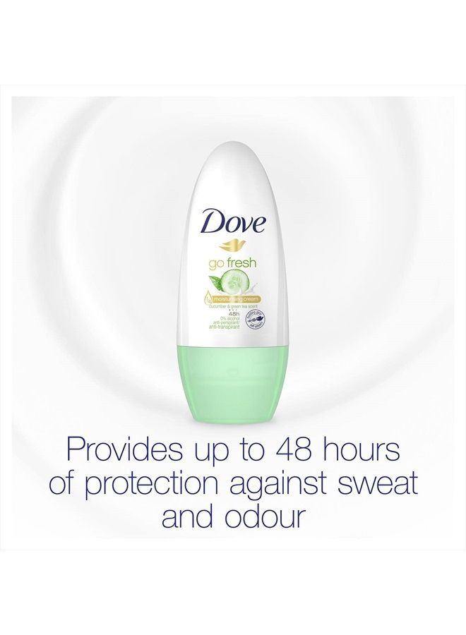 Dove Antiperspirant Roll On Go Fresh Cucumber 50ml - Image 5
