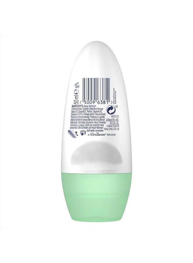 Dove Antiperspirant Roll On Go Fresh Cucumber 50ml - Image 3
