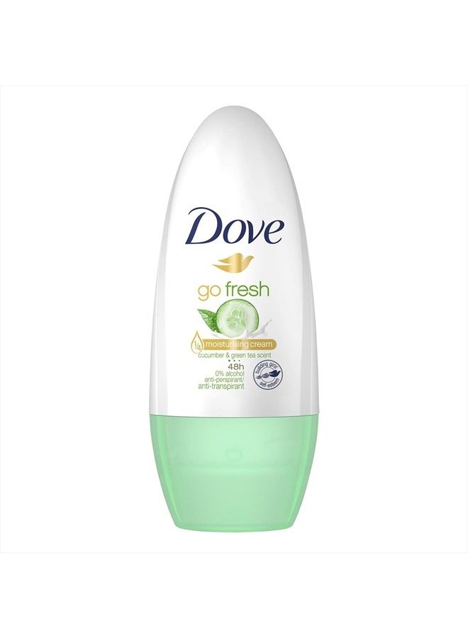 Dove Antiperspirant Roll On Go Fresh Cucumber 50ml - Image 2