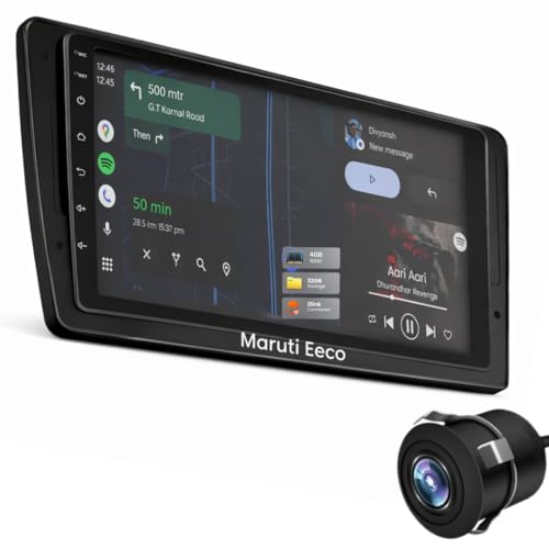 Modorwy Maruti Eeco Original QLED 9” Zlink Car Android Stereo | OS 13 | 4GB+32GB | Display Support Car Play & Android Auto | incl. AHD Rear Camera & Frame - 1 Year Warranty - Image 1