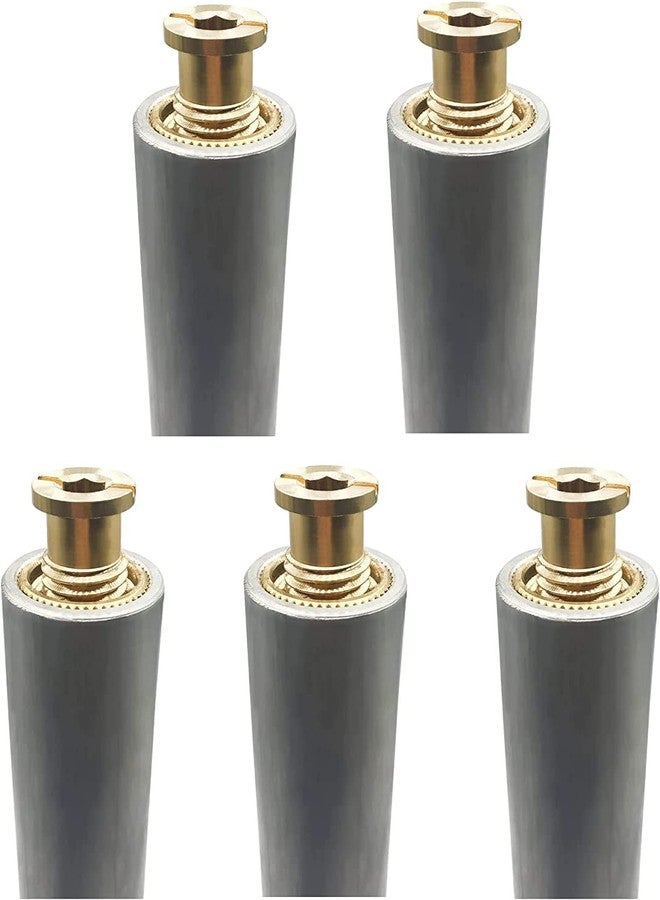 Poolzilla 1 Pack 18” Aluminum Tube with Brass Anchor for Pool Safety Cover Installation, Anchor Installation for Loose Ground or with Pavers, Extra Long - Image 1
