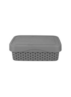 El Helal & Silver Star Small Arabesque storage unit, gray 98855  - Image 2