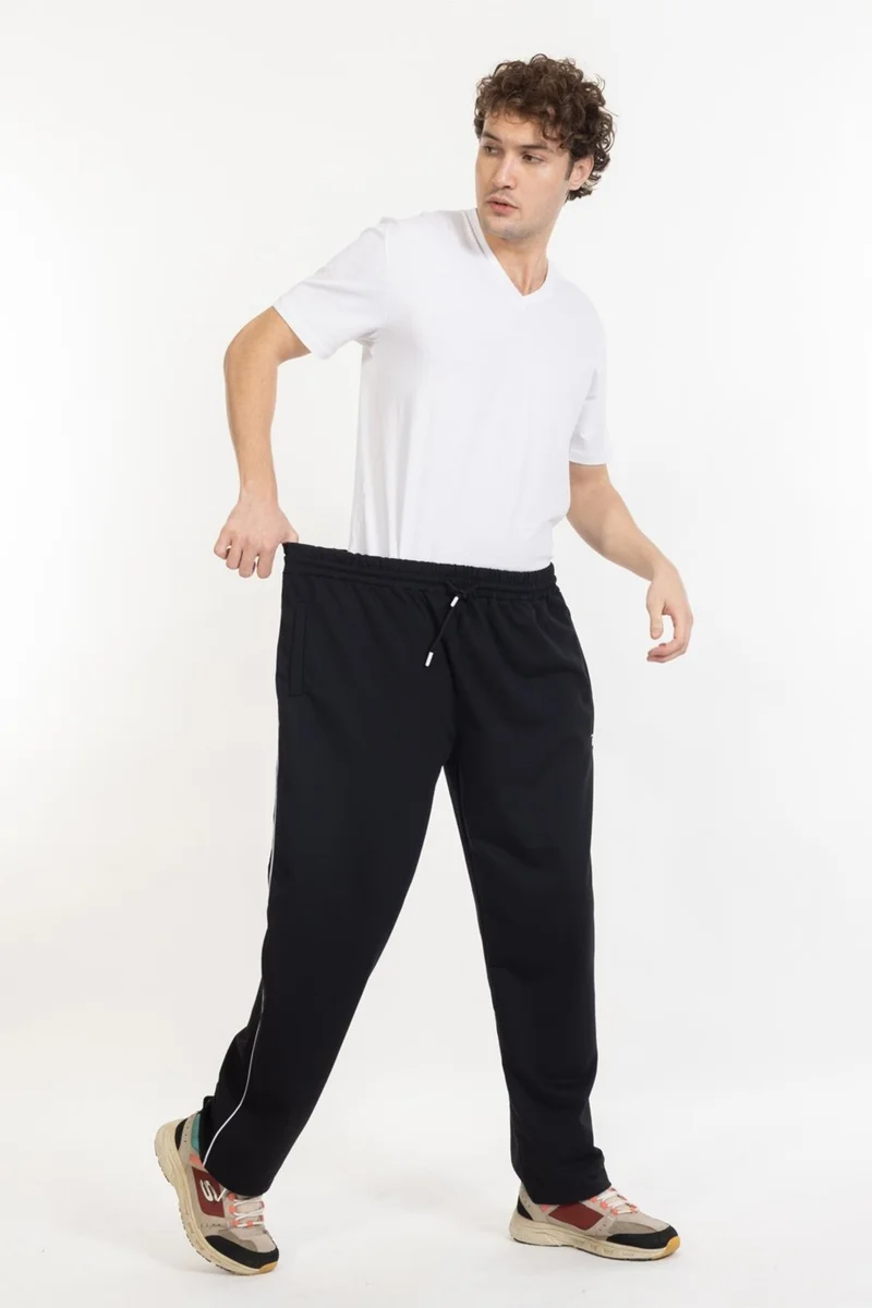 تامباب Large Size Men's Sweatpants with Pocket Zipper Blr-08