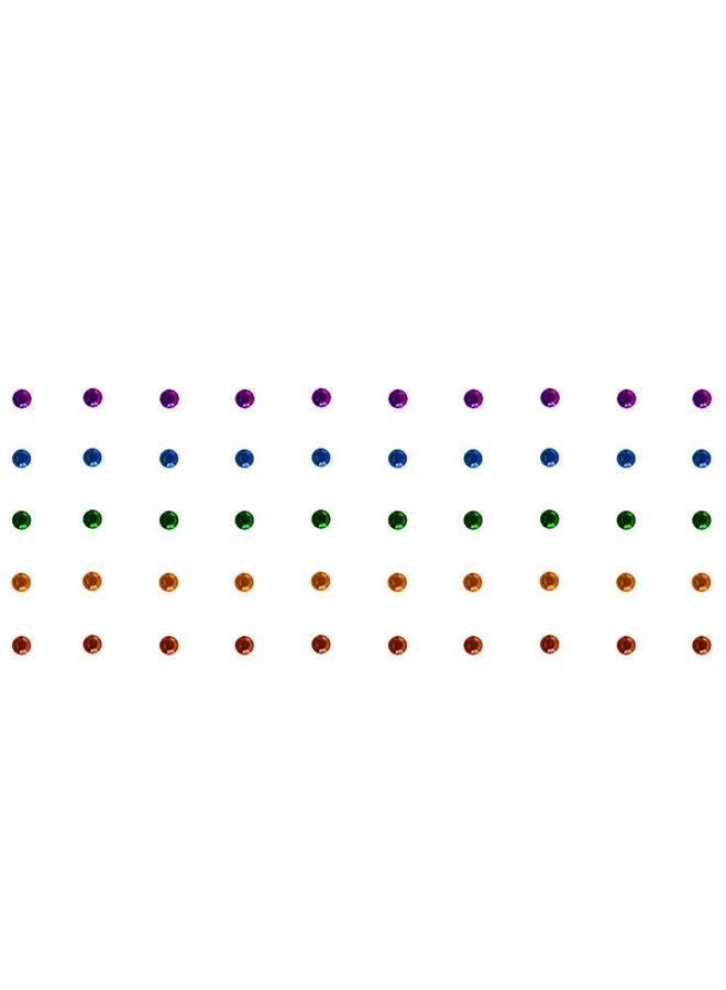 Comet Busters Beautiful Multicolor Stone Bindi (3 Mm) (Bin1014) - Image 1