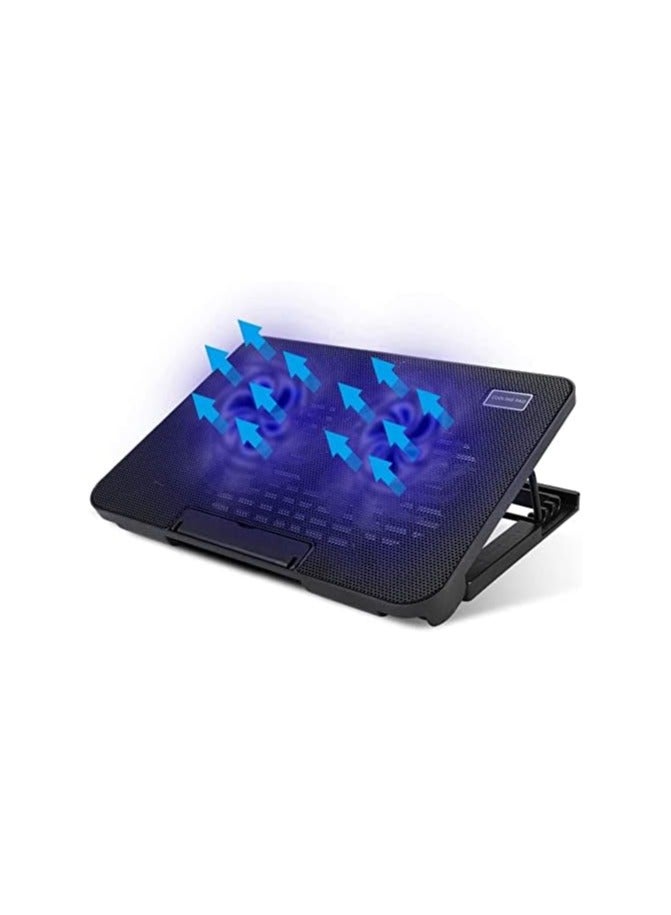 Laptop Cooling Fan with Dual USB Ports and Stand - Image 2