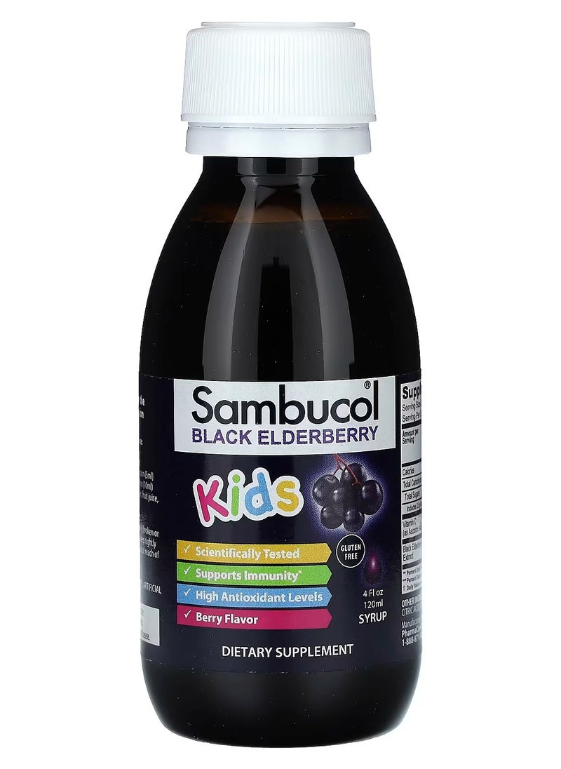 Sambucol, Kids Black Elderberry, Advanced Immune Support, Berry, 4 fl oz (120 ml) - pzsku/Z83743568385300986A35Z/45/_/1736418494/5eddcb27-c0c7-48b7-b2bd-d411ba6284be