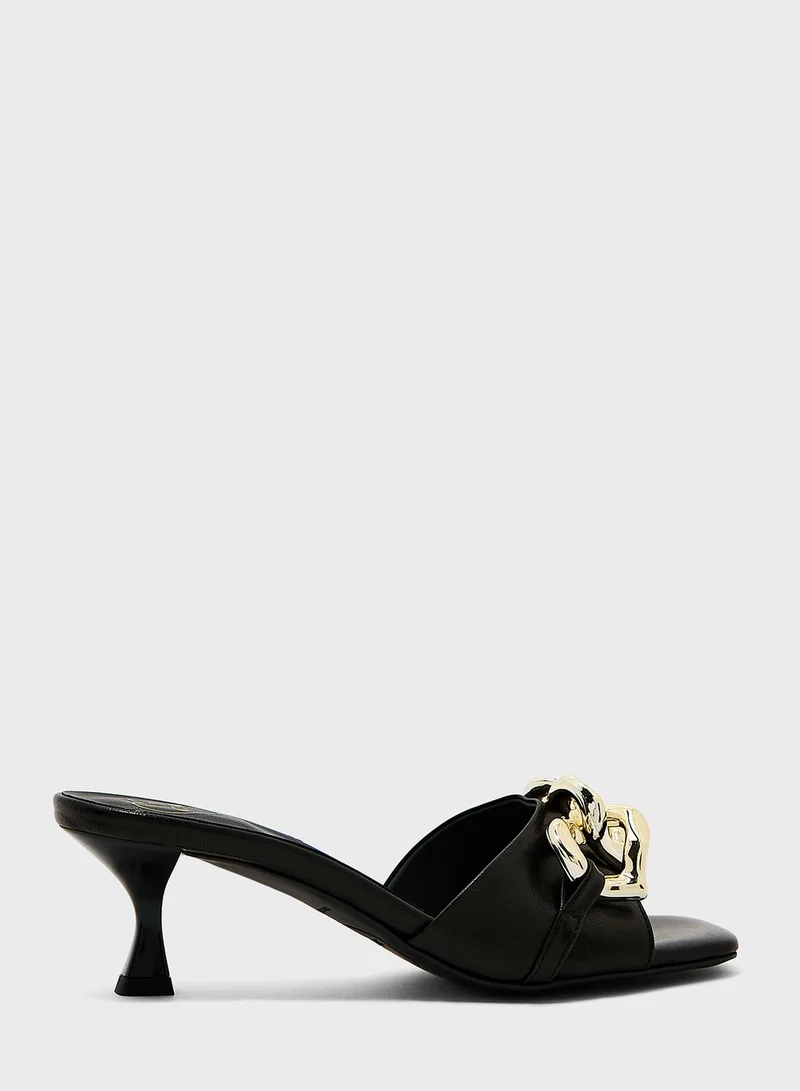 Love Moschino Heart Chain Sandals