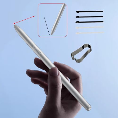 Anglepingping Tab S10 Ultra S Pen Replacement for Samsung Galaxy Tab S10 Ultra,S10 Lite,Tab S10+ Stylus Pen Replacement for Galaxy Tab S10 Ultra S Pen+ Tips/Nibs(Silver) - Image 5