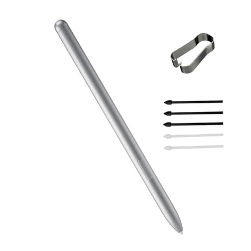 Anglepingping Tab S10 Ultra S Pen Replacement for Samsung Galaxy Tab S10 Ultra,S10 Lite,Tab S10+ Stylus Pen Replacement for Galaxy Tab S10 Ultra S Pen+ Tips/Nibs(Silver) - Image 1
