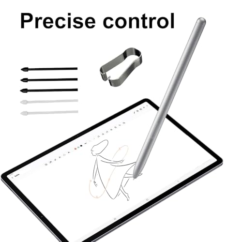 Anglepingping Tab S10 Ultra S Pen Replacement for Samsung Galaxy Tab S10 Ultra,S10 Lite,Tab S10+ Stylus Pen Replacement for Galaxy Tab S10 Ultra S Pen+ Tips/Nibs(Silver) - Image 4