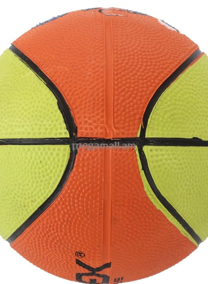 جوريكس كرة سلة مطاطية بمقاس 17 × 17 × 17 سم للأطفال والأولاد والبنات، شكل وألوان كرتونية جميلة، كرة سلة مطاطية للمتعة والتدريب في الأماكن المغلقة أو الهواء الطلق - Image 1