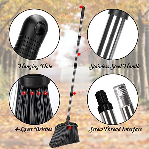 Masthome Outdoor Broom,Masthome Heavy Duty Broom,56" Brooms for Sweeping Outdoor,Angle Commercial Brooms with Hard Bristles, for Kitchen Home Office Garage Courtyard Lobby Lawn Concrete - Image 4