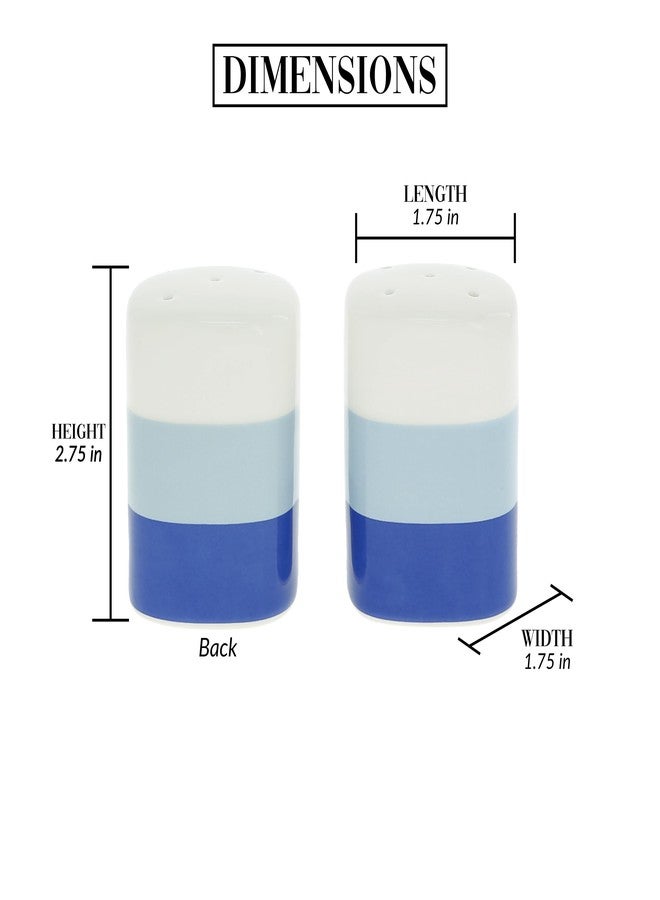 شركة بافيليون جيفت شركة بافيليون للهدايا - حياة البحيرة - طقم هزازات ملح وفلفل من السيراميك الحجري سعة 3 أونصات، كوخ على الواجهة المائية - Image 3