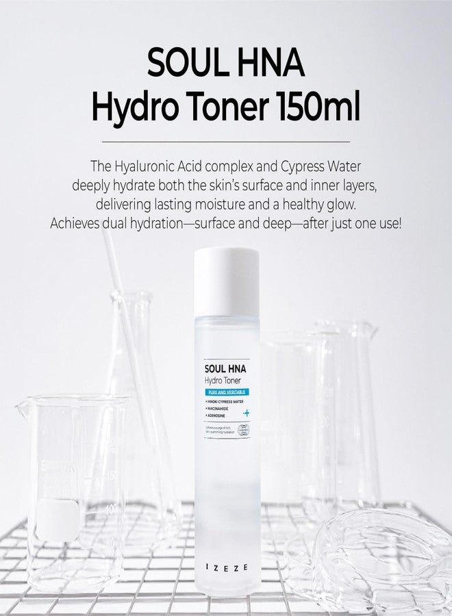 IZEZE Soul HNA Hydro Toner 5.07 fl.oz, 150ml | Hyaluronic Acid, Dry Skin, Korean Skincare for Hydrating, Cypress Water for Hydration, Skincare Coreano - Image 4