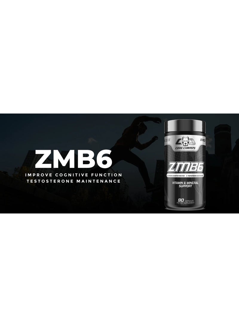 CORE CHAMPS ZMB6 - 90 capsules - 30 serving - Unflavored - Image 3