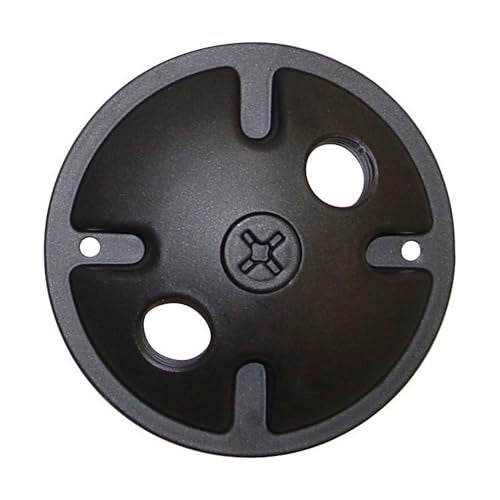 Nuvo Lighting SF76/666 Two Light Die Cast Aluminum Durable Outdoor Landscape Lighting Security Flood Mounting Plate, Dark Bronze - Image 5