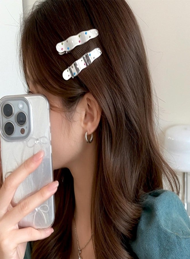 Snmzlc 8 Pcs Small Hair Clips for Women,Cute Star Bangs Hair Clips,Metal Stylish Clips Hair Accessories for Women & Girls,Y2K StyleUS320 - Image 5