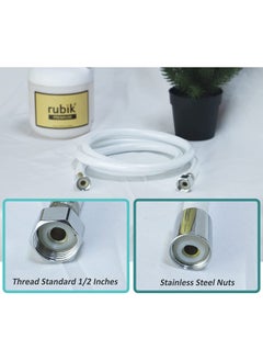 Shattaf Shower Hose Pipe with Metal connector High Pressure Anti-twist PVC Explosion-Proof Encryption Bidet Hose (1.5 Meter) - pzsku/Z8374EFFAE14E7945BA38Z/45/_/1646822473/795ce16e-e503-4679-8501-8d55e5f5ef8b