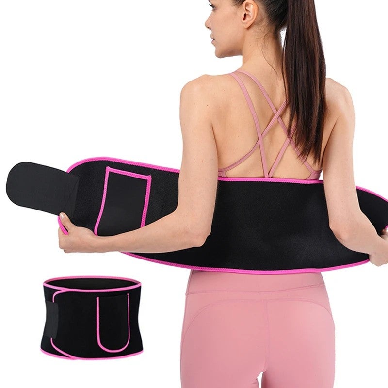 Bluejw Weight Loss Waist Trainer - Slimming Sweat Belt for Women & Men - Different Sizes Waist Trimmers - Image 1