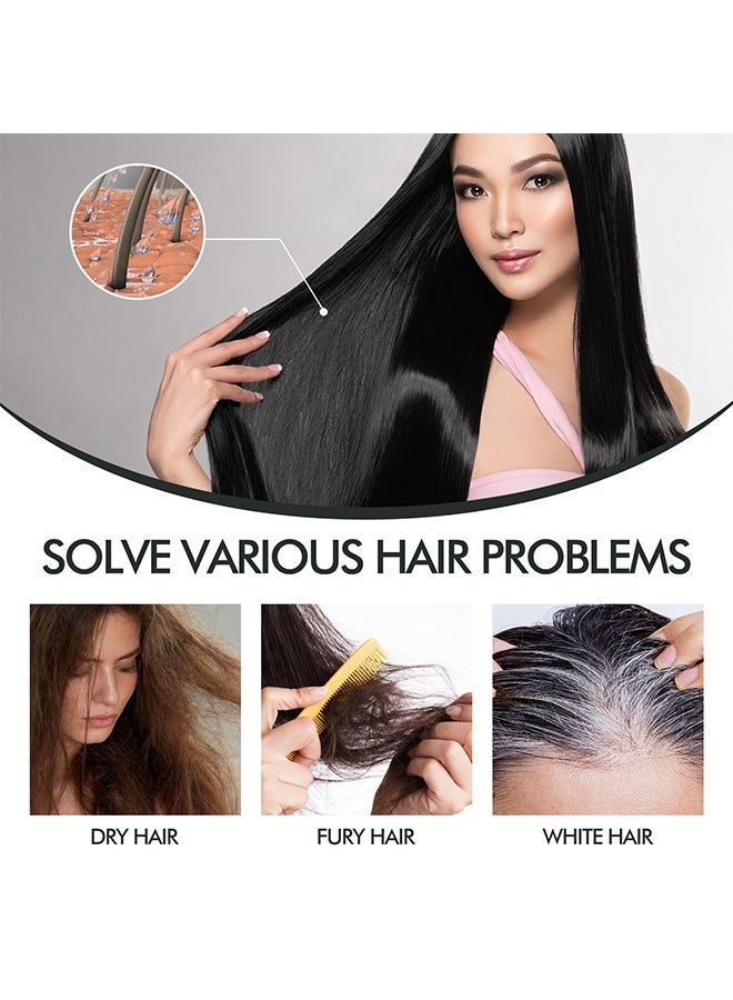 EELHOE Hair Darkening Spray- Darkenal Anti Greying Hair Serum, 2% Greyverse, Melanin Synthesis, Naturally Pigmented,Hair black,Thinning And Shiny, No Synthetic Colours 100Ml - Image 3