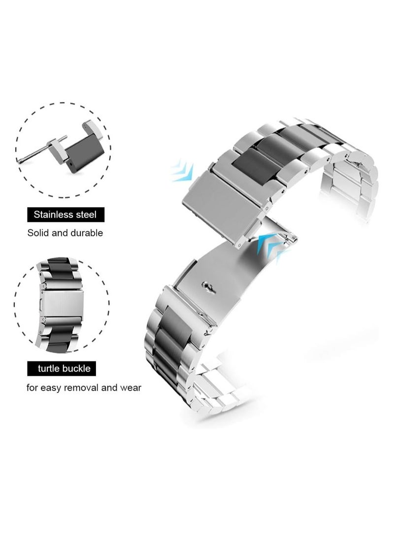 Metal Bands Compatible with Apple Watch Band 42mm 44mm 45mm, Stainless Steel Magnetic Absorption Strap, Wristband for iWatch Band for Apple Watch Series 7/6/5/4/3/2/1/SE, - Image 4