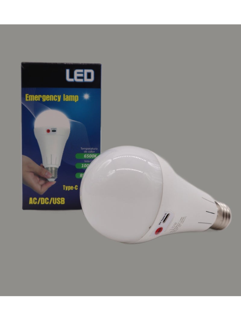 Yuwell 15W Emergency Bulb Rechargeable Light Battery Operated LED Light Bulb For Home And Outdoor  - Image 2
