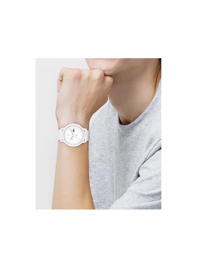 Lacoste Men's Iconic Chronograph Quartz Watches - 2011246 - White - Image 4