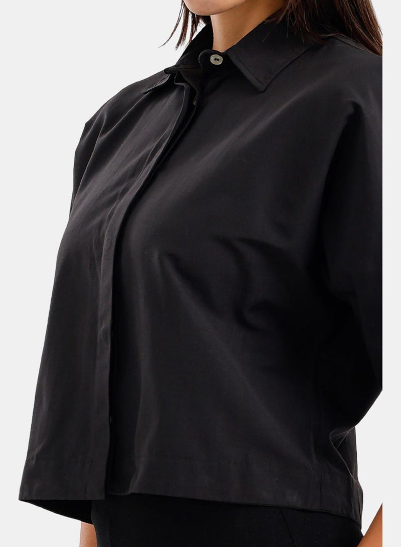 Carina Cropped Regular Fit Shirt - Image 5