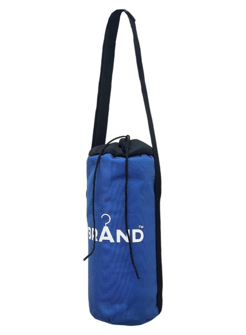 Hot & Cold Insulated Thermal Bottle Cover - Blue & Black - Image 1