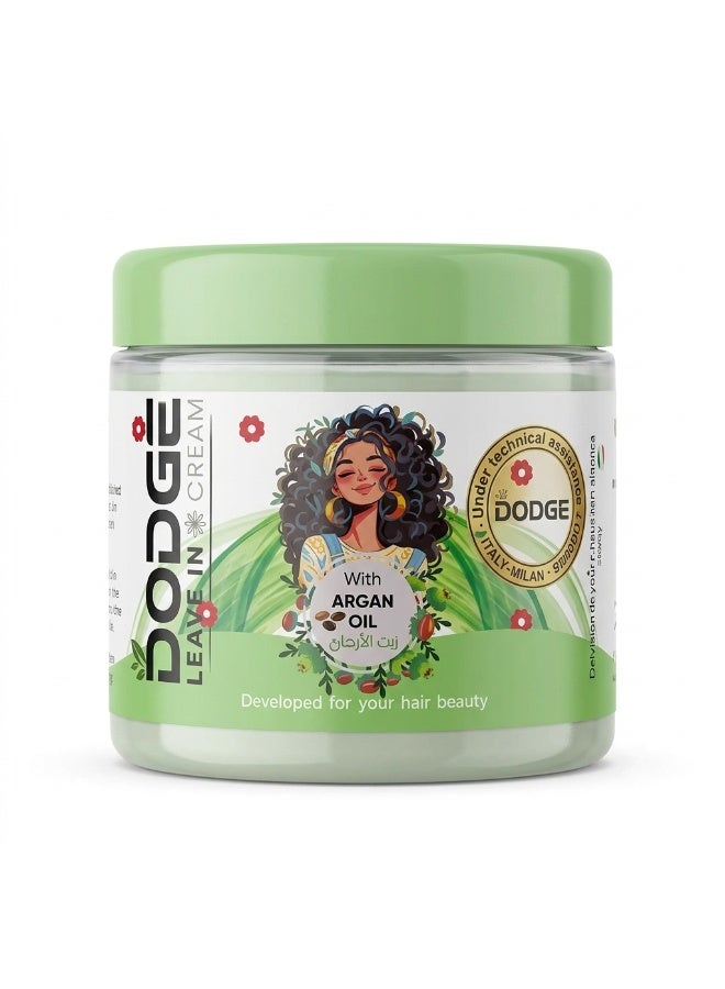 Leave In Cream with Argan Oil Hair Moisturizing & Styling Cream 250ml