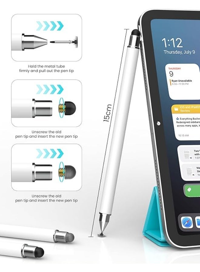 3-in-1 High-Sensitivity Stylus for Touchscreens with Magnetic Tip and Compatible with All Devices - Image 4