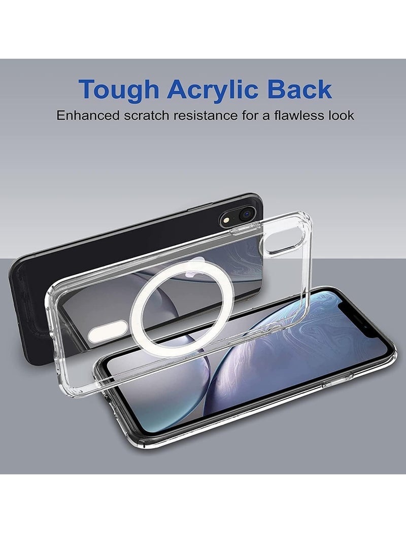 LEDIN Magnetic Clear Case for iPhone XR Compatible with MagSafe, Military-Grade Protection, Phone Bumper - Image 5
