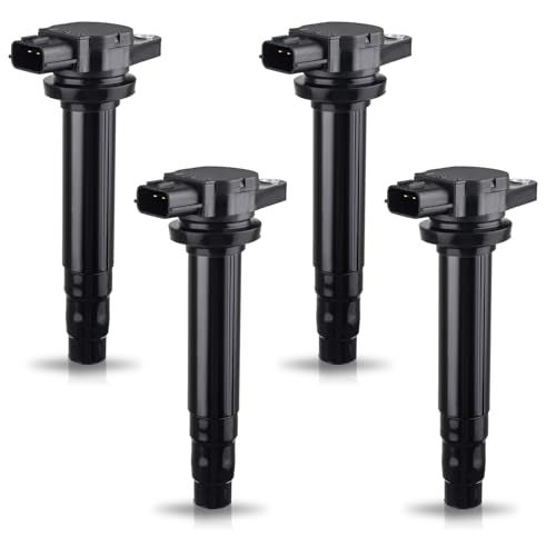 ENA مجموعة من 4 حزم لفائف الإشعال متوافقة مع نيسان 2000 2001 2002 سنترا 1.8 لتر L4 استبدال لـ 5C1243 E356 52-1704 IC456 22448-4M500 22448-4M50A UF-326 C1334 - Image 1