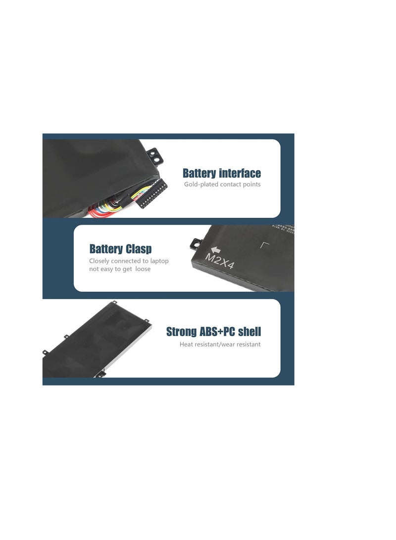 Terabyte Laptop Battery Compatible for 6GTPY 5XJ28 Battery for Dell XPS 15 9560 9550 9570 7590 Precision 5520 5510 M5520 i7-7700HQ 5XJ28 5D91C 5041C 05041C Laptop Battery Replacement 11.4V 97Wh - Image 5