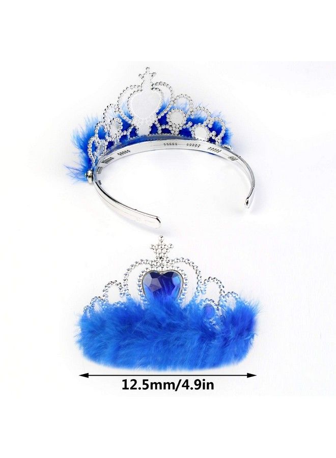 Poualss 10Pcs Princess Dress Up Tutu Crown Accessories Tiara Ballet Tutu Skirt For Girls Costume Party Favors (Style 1)  - Image 4